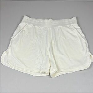 Peter Millar Golf Short Elastic Wide Waist Band Pockets Soft Neutral Size S